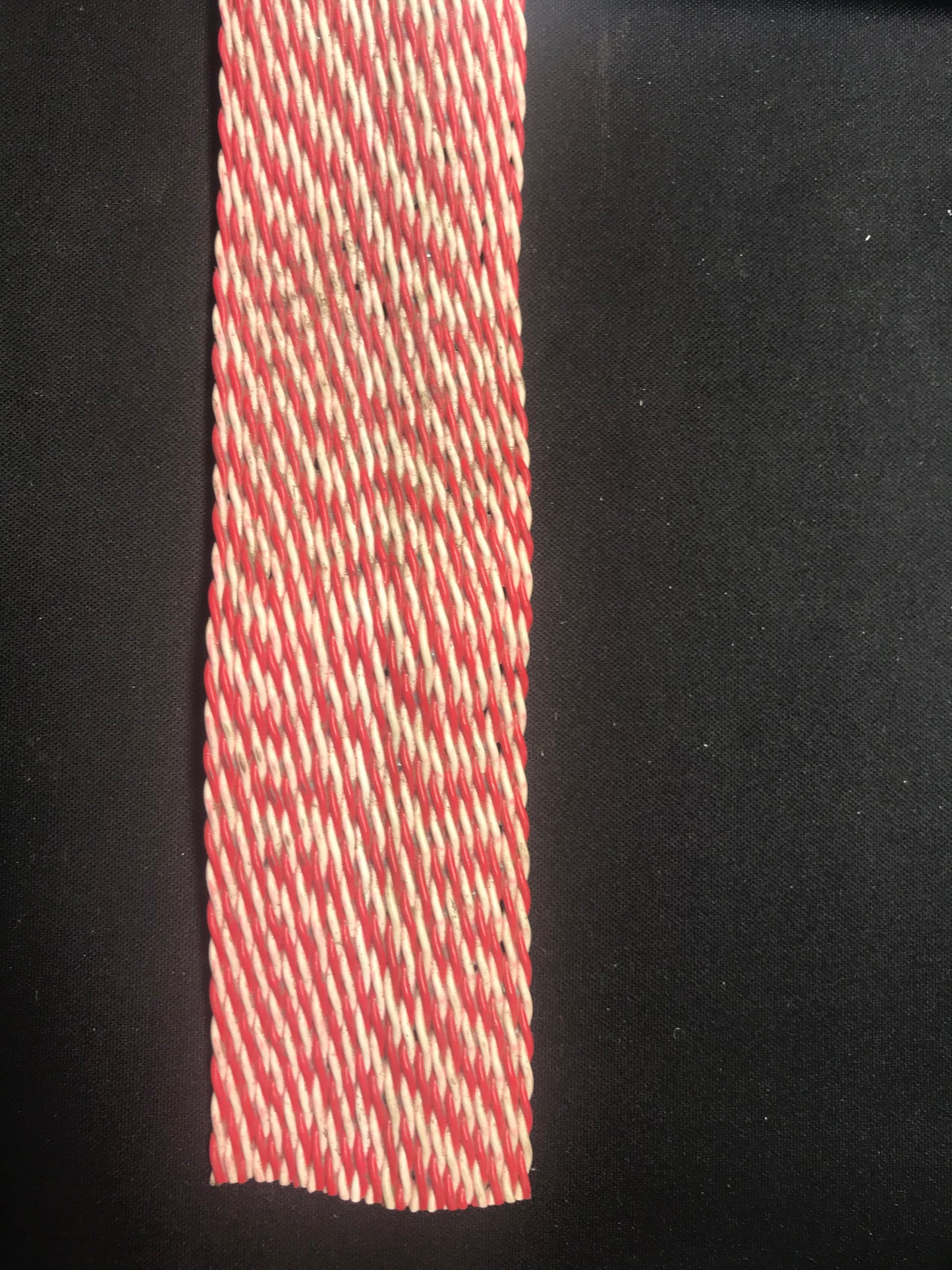 Braided Ribbon Cable Red/White Wire